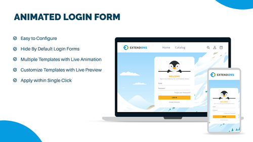 Extendons Animated Login