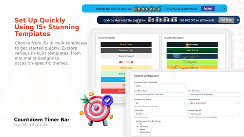 Meetanshi Countdown Timer Bar
