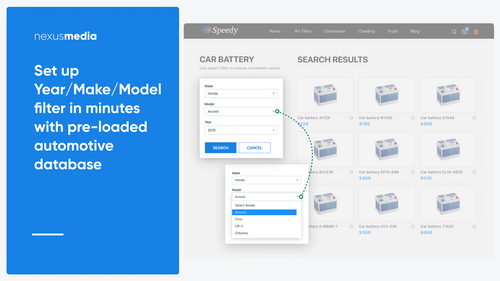 Year Make Model ‑ EasySearch