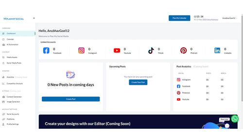 Plan My Social ‑ Auto Planner