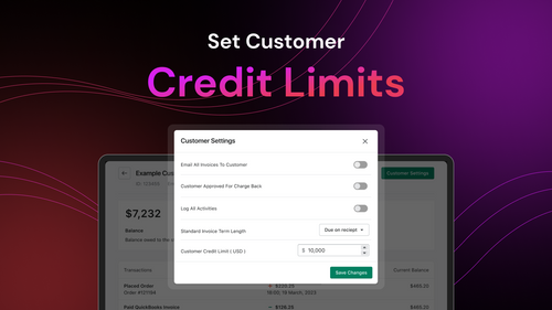 Credit & Charge Account On POS