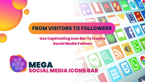 Mega Social Icon Bar