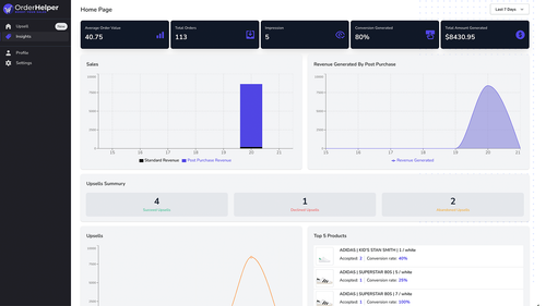 Order Helper Revenue Booster