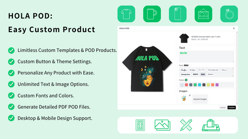 HOLA POD: Easy Custom Product